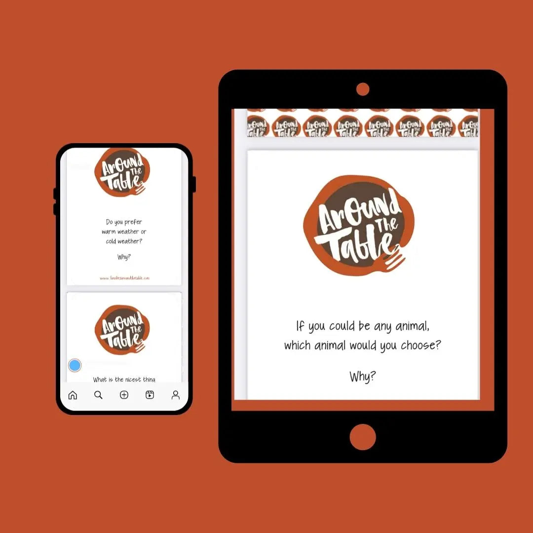 DIGITAL FILE ONLY Original Dinner Conversations ~ Ages 5-16 Around The Table